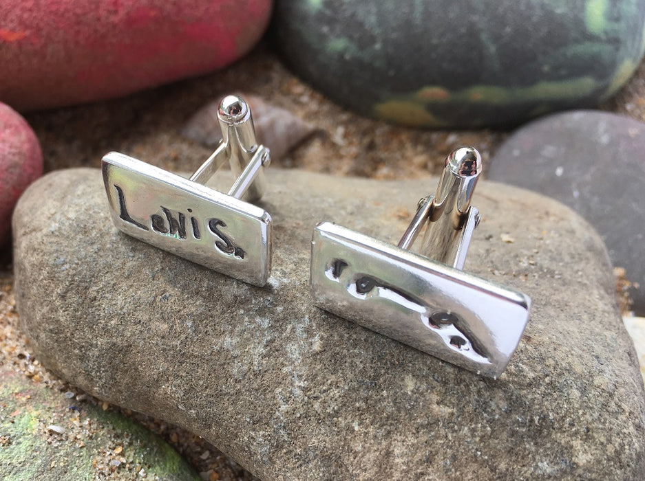 Signature cufflinks