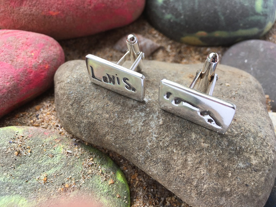 Signature cufflinks