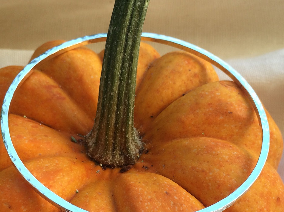Hammered Silver Bangle