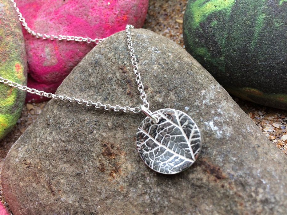 Silver Leaf Necklace