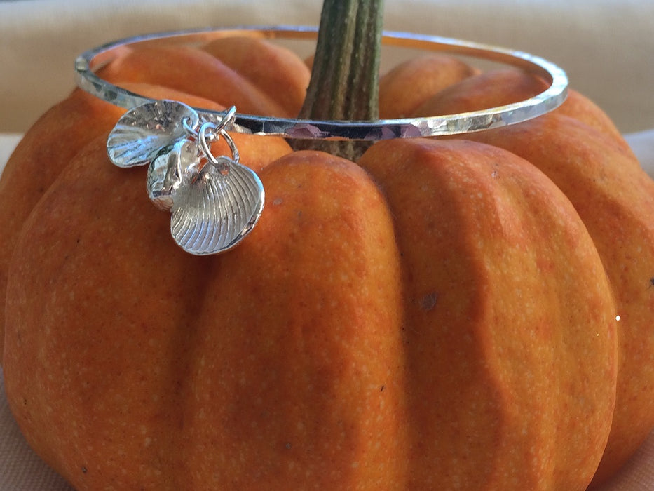 Shell collection bangle