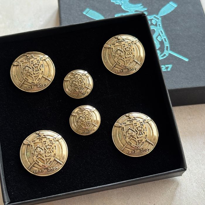 Caius Boat Club Bicentennial Brass Button Set