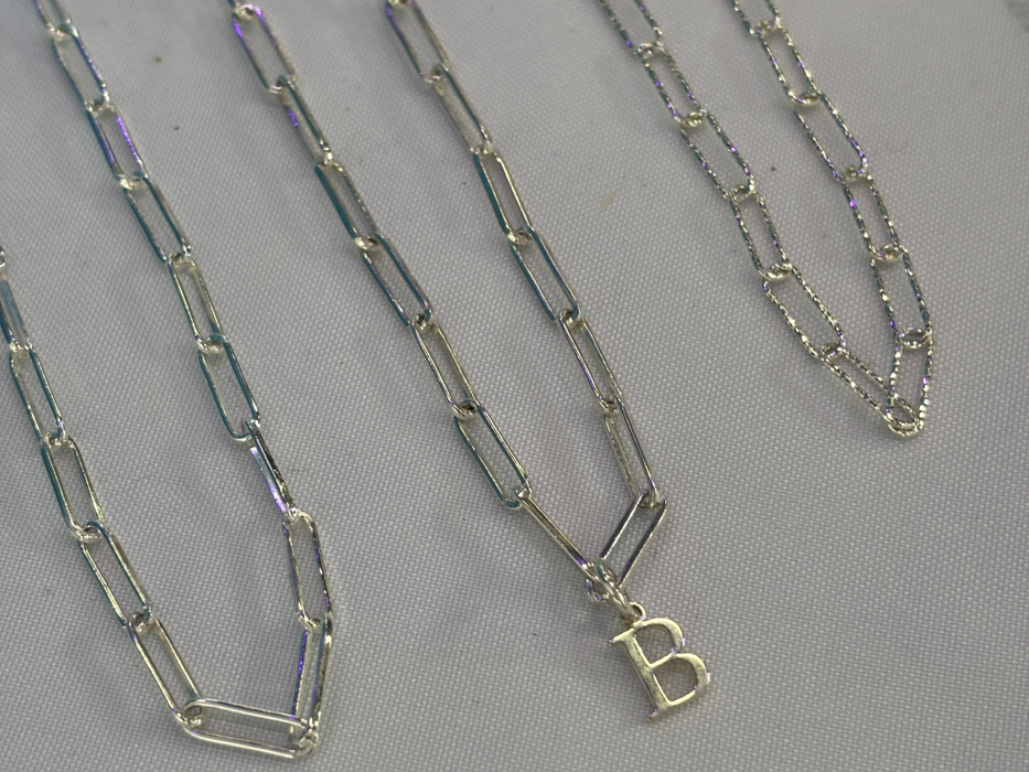 Letter Paperclip Necklace
