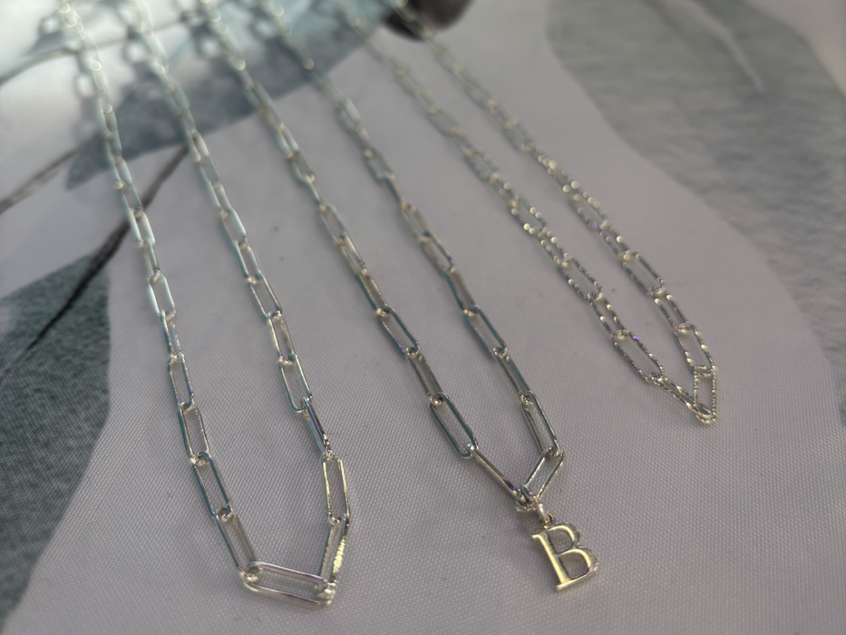 Letter Paperclip Necklace