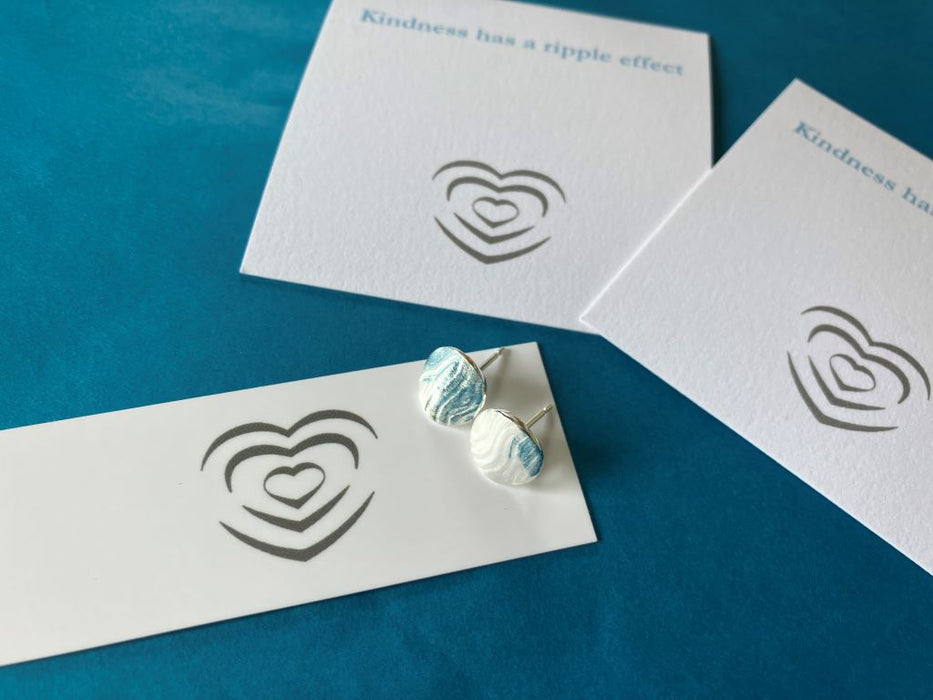 Ripple Stud Earrings