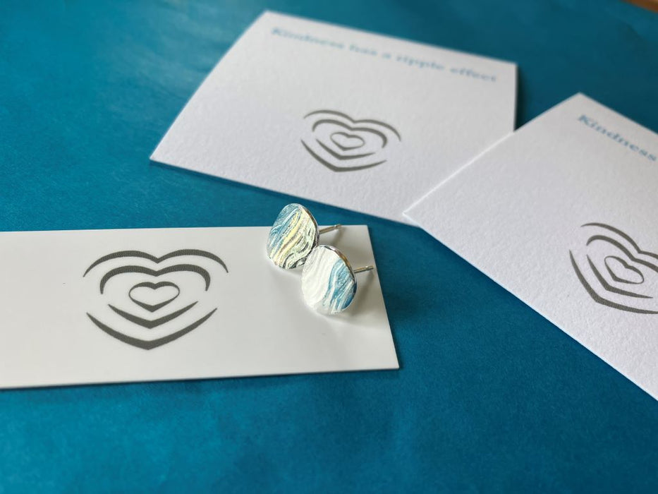 Ripple Stud Earrings