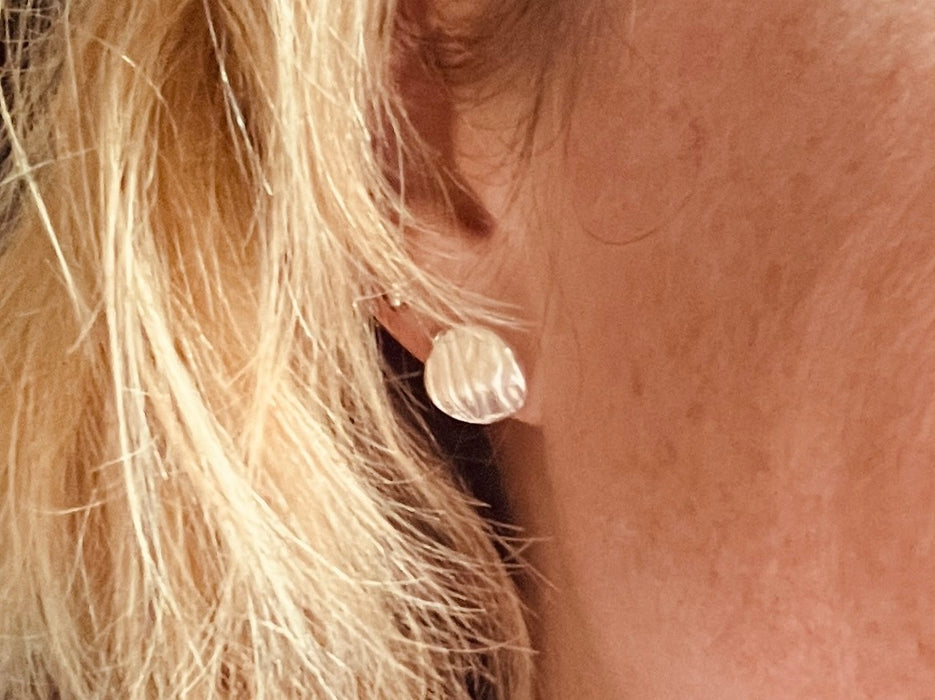 Ripple Stud Earrings