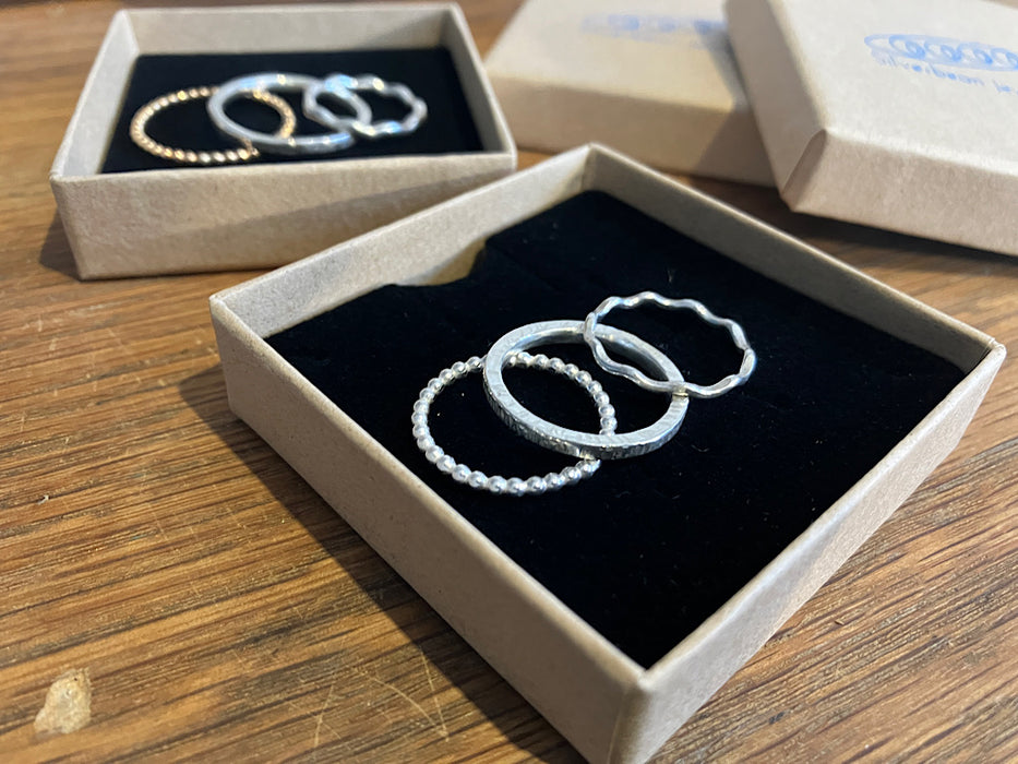 2 hr stacking ring making workshop