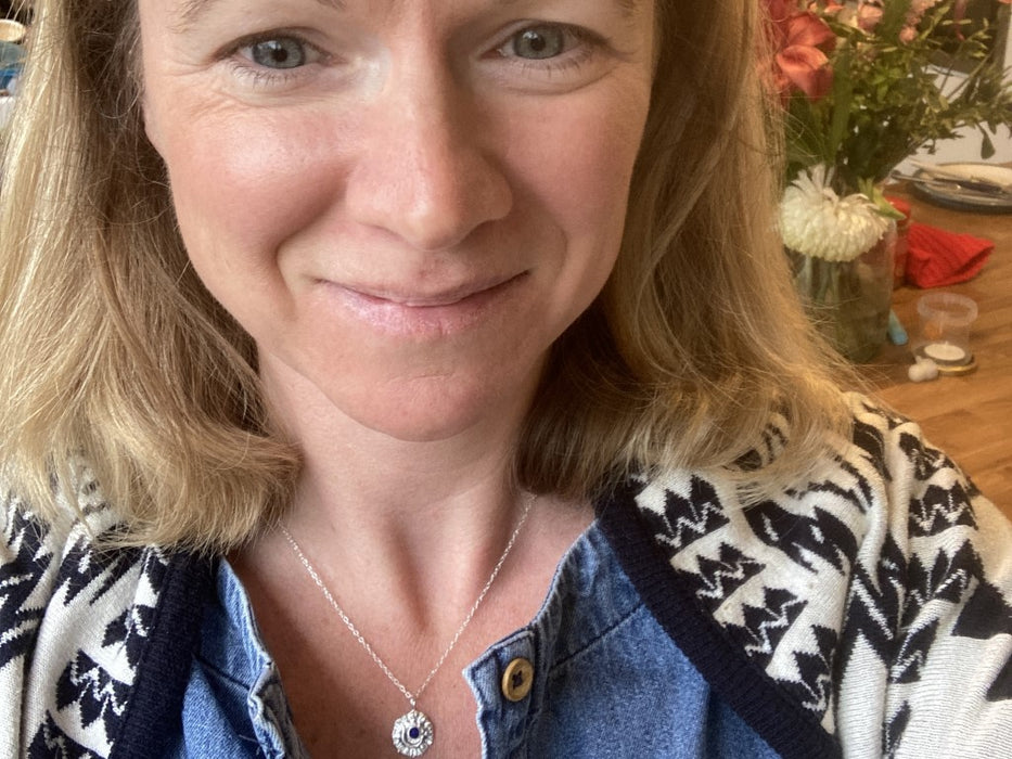 Sunflower Gemstone Necklace